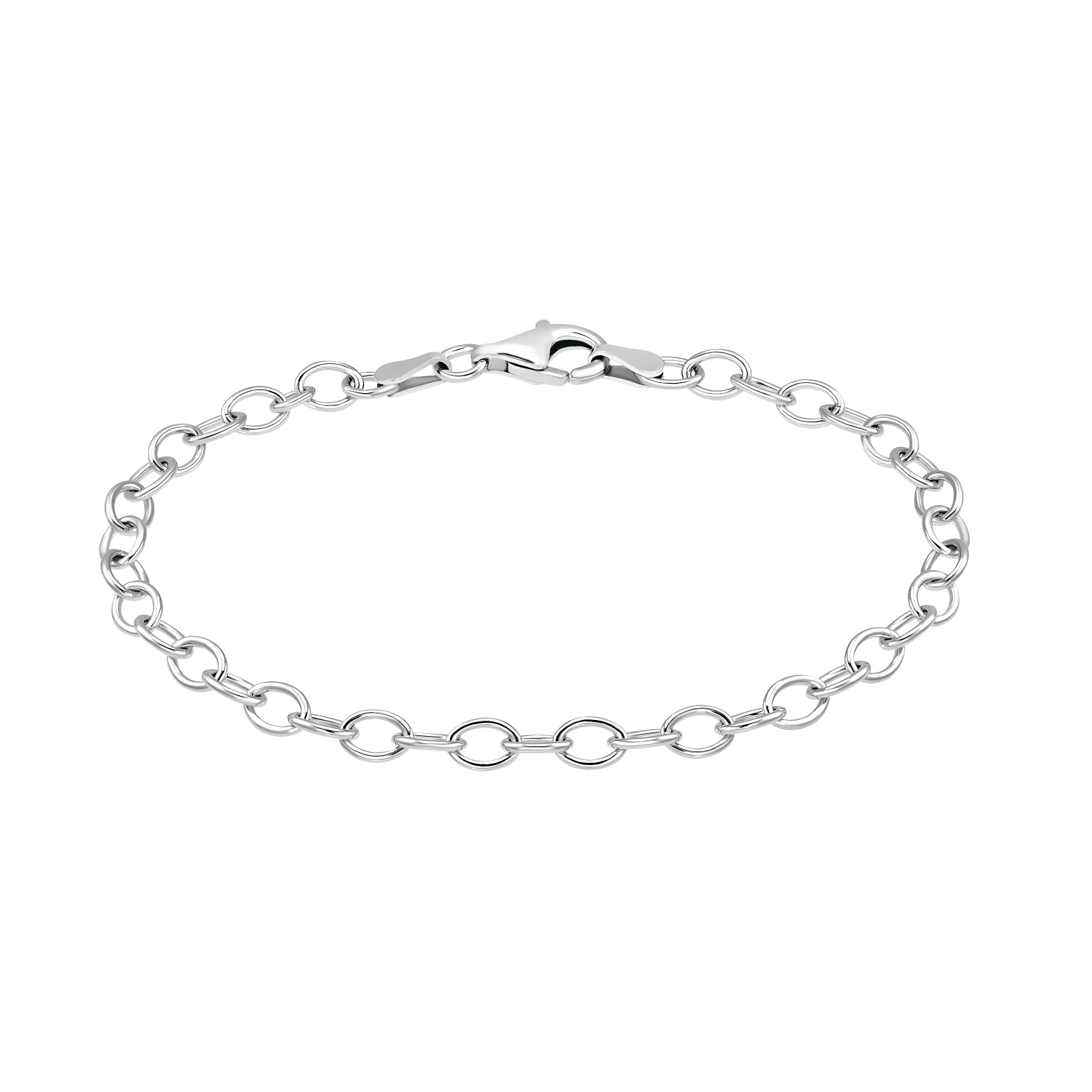 Charmarmband Unisex, 925 Sterling Silber