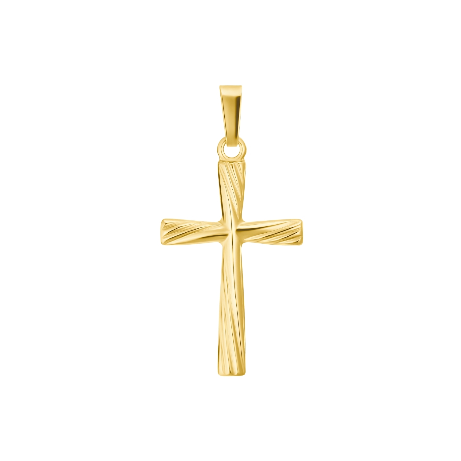 Motivanhänger für Damen, 375 Gold | Kreuz