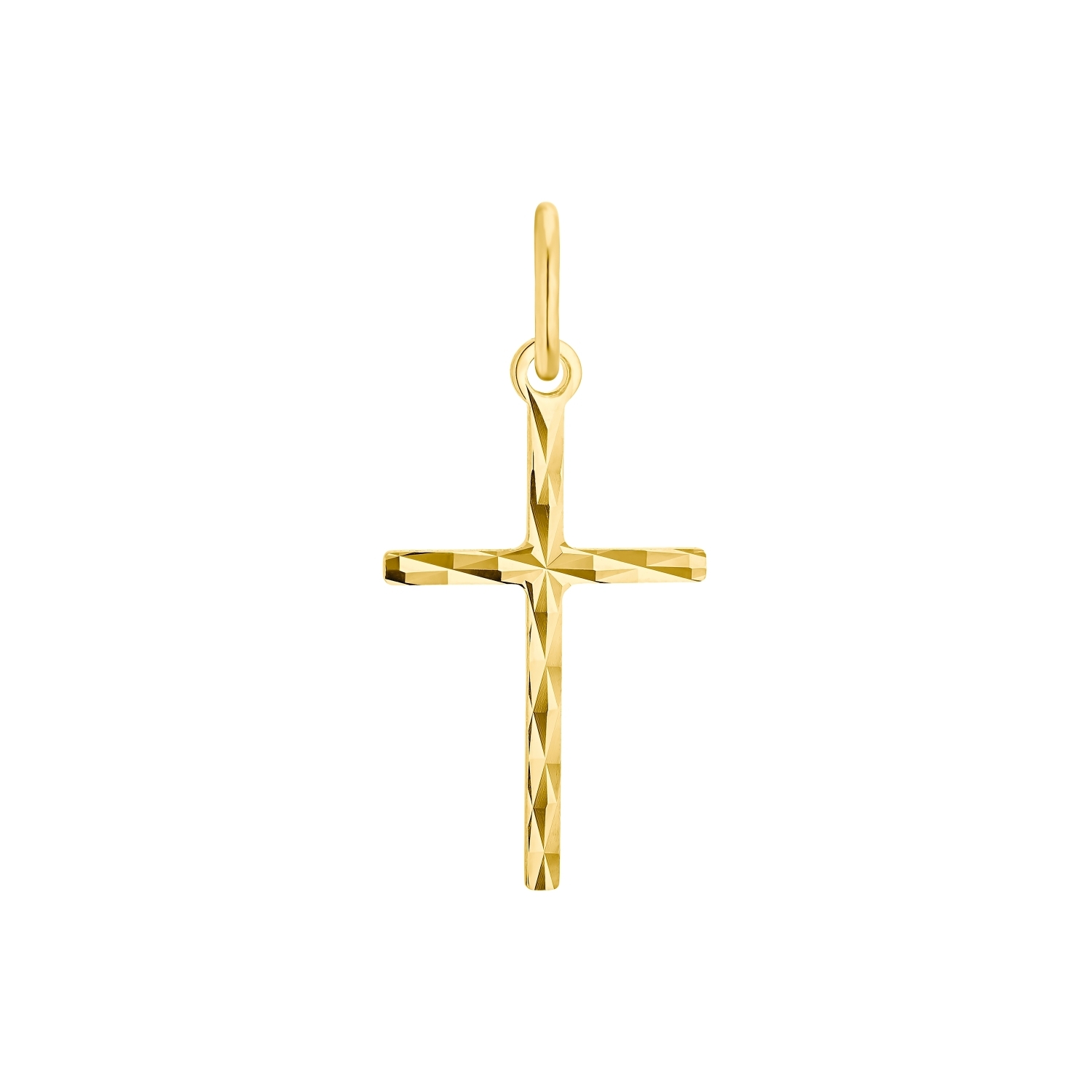 Motivanhänger für Damen, 375 Gold | Kreuz