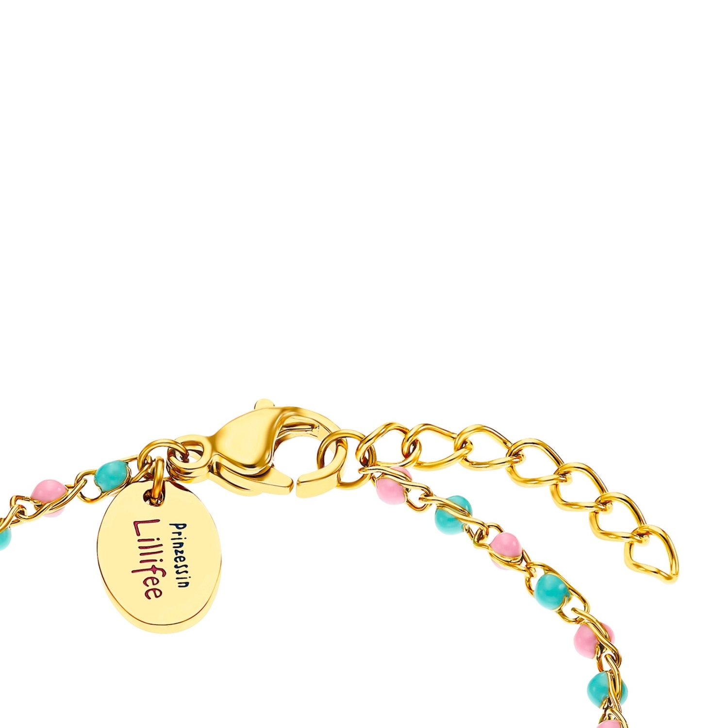 Armband für Mädchen, Edelstahl IP Gold | Herz
