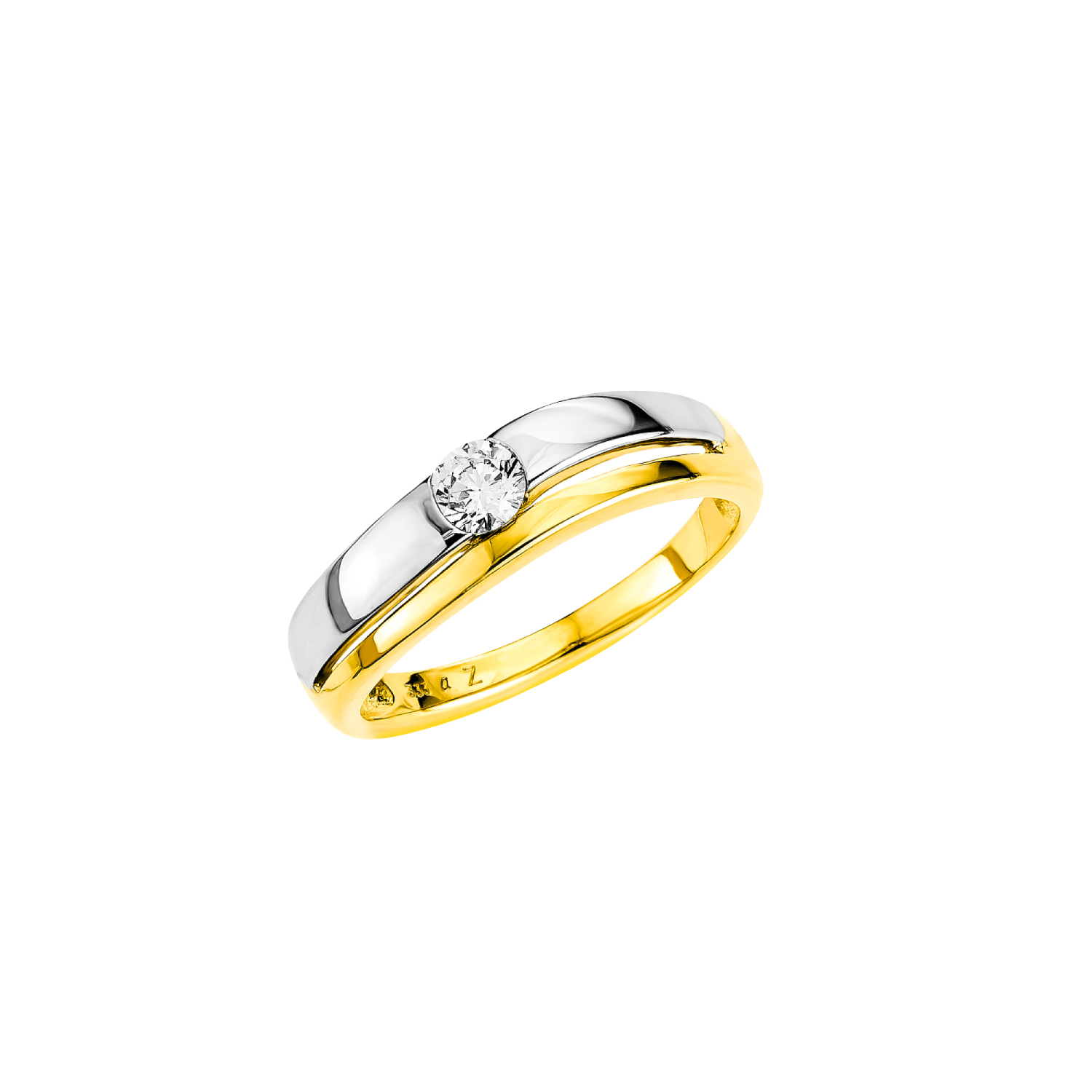 Ring für Damen, Gold 333, Zirkonia (synth.)