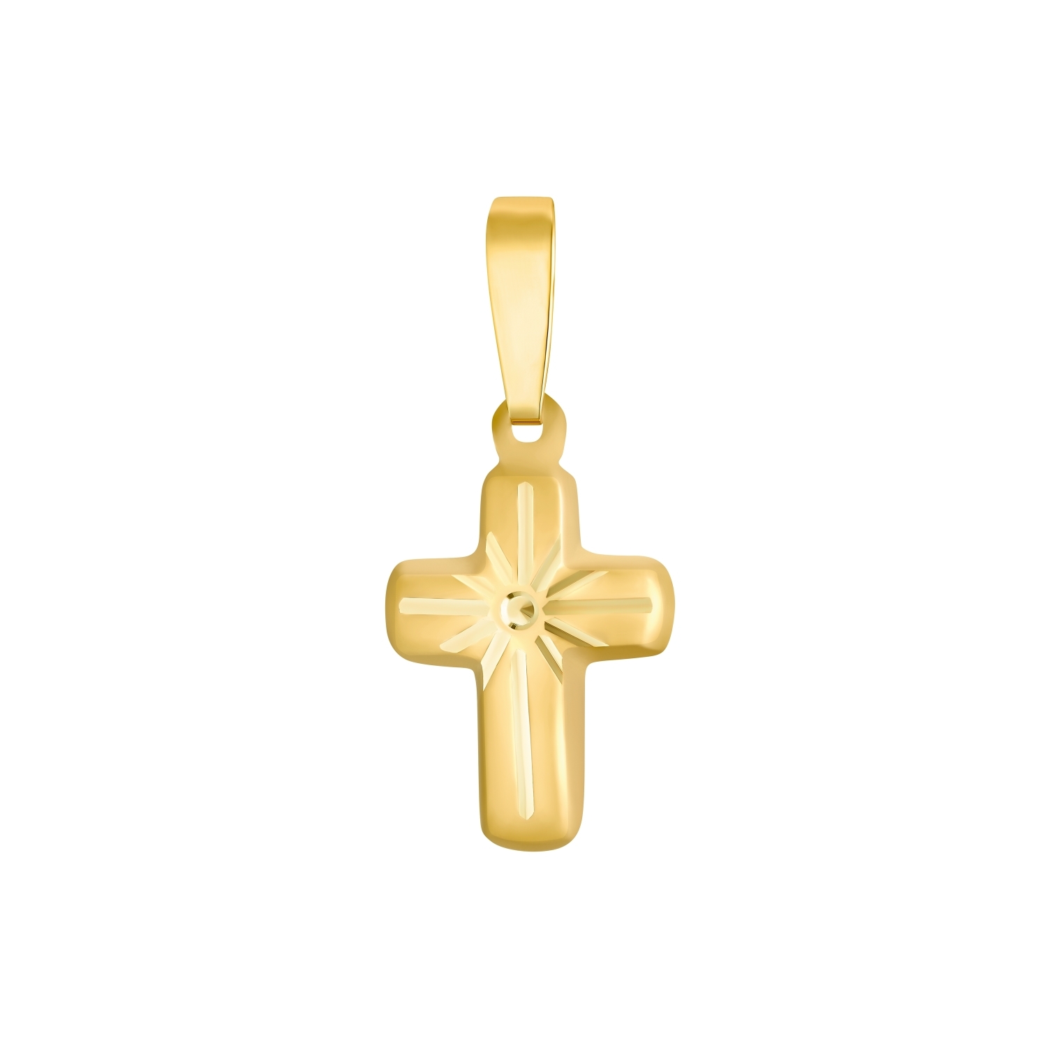 Motivanhänger für Damen, 585 Gold | Kreuz