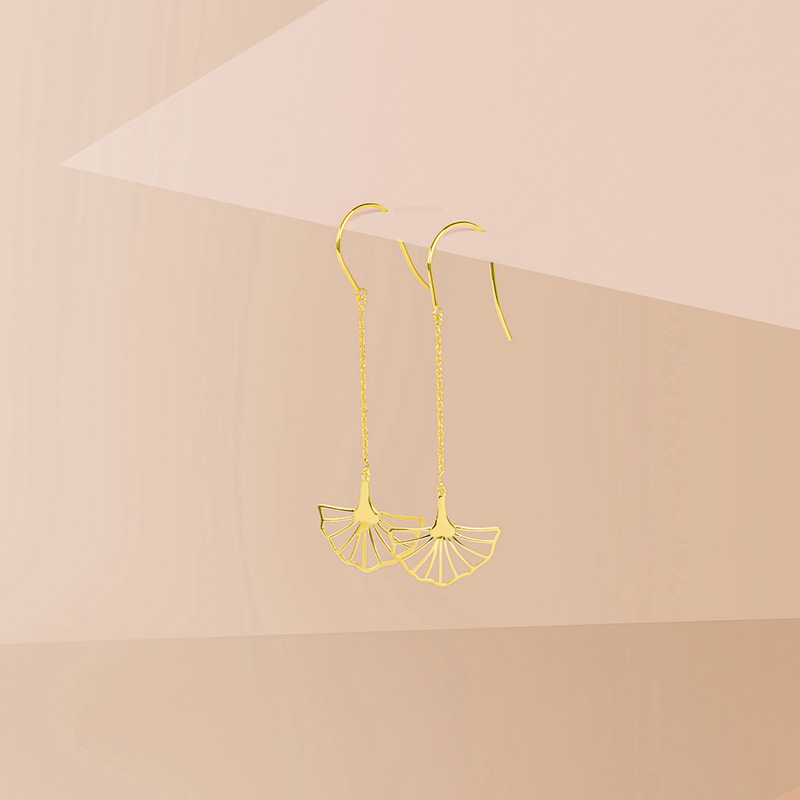 Damenohrhänger Gold by Amor